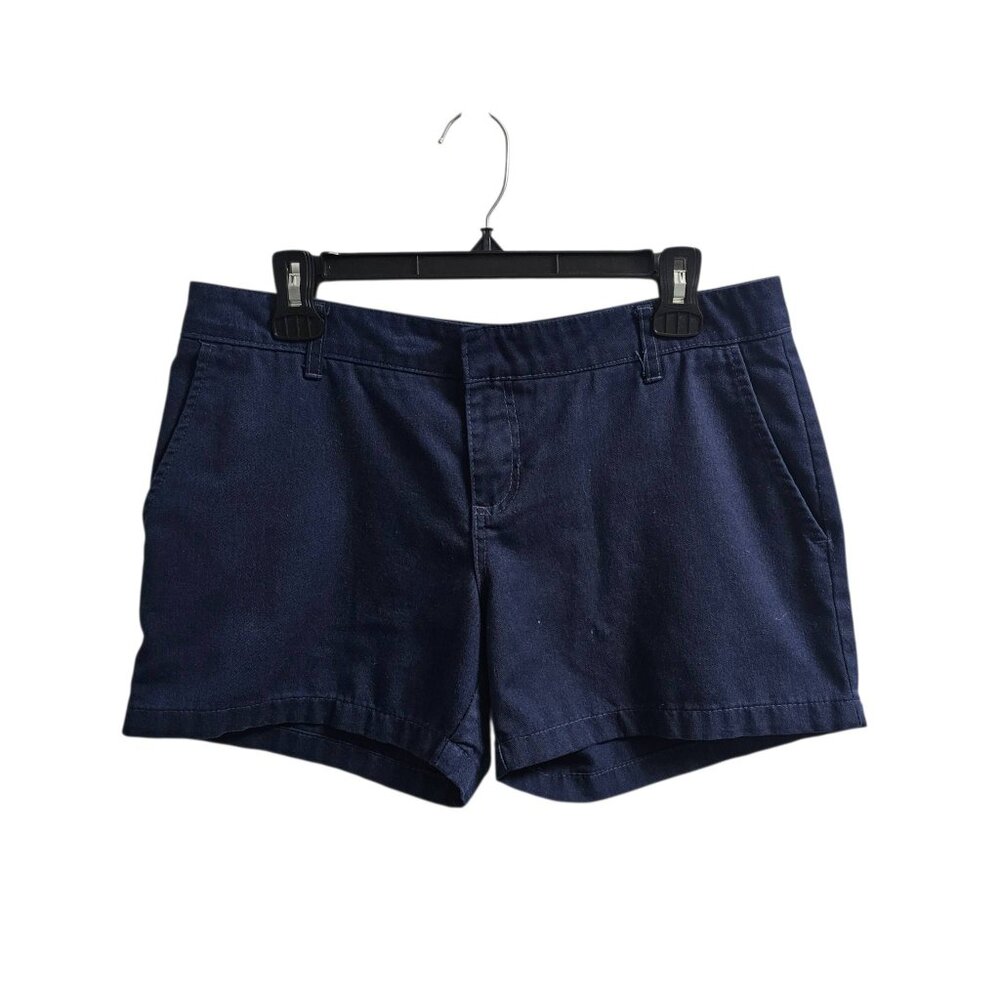 Hurley Vintage y2k Blue Chino Skater Girl Shorts Size 7 Low Rise